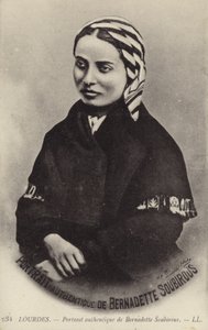 Sankt Bernadette af Lourdes af French Photographer