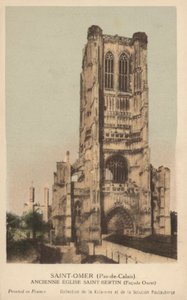 Saint Omer, tidligere Saint Bertin Church af French Photographer