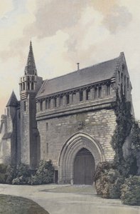 Sainte-Radegonde, Rester af Marmoutier-klostret af French Photographer