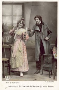 Scene fra La Vie De Boheme (farvefoto) af French Photographer