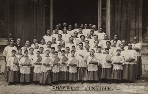 Det sixtinske kapel kor af French Photographer