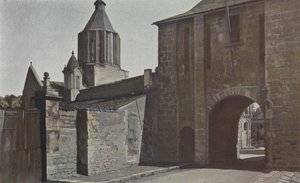Surgeres, Byport og Kirketårn af French Photographer
