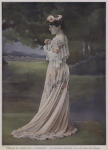 Suzanne Despres som Mademoiselle Richter i LEsbroufe (farvet foto)
