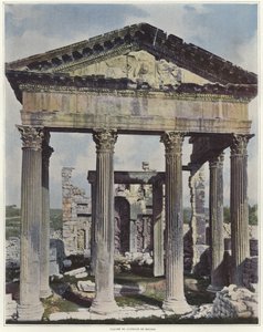 Capitol i Dougga af French Photographer