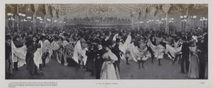 Balsalen i Moulin Rouge, Paris (s/h-billede) af French Photographer