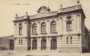 Teater, Saida, Algeriet af French Photographer