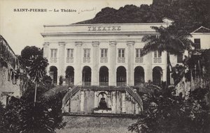 Teater, Saint Pierre, Martinique af French Photographer