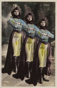 Tre ens kvinder af French Photographer