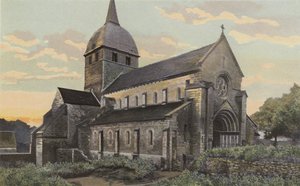 Til-Chatel, Kirke, Ensemble N O af French Photographer