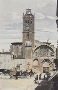Toulouse, Saint-Etienne Kirke, Facade O af French Photographer