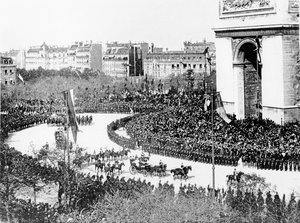 Zar Nicholas IIs besøg i Paris, 1896 af French Photographer