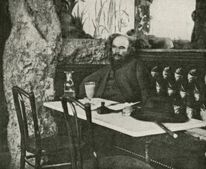 Verlaine, digteren af absint (s/h foto) af French Photographer
