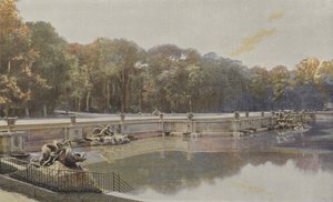 Versailles, Neptun-bassinet af French Photographer
