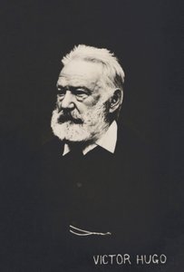 Victor Hugo, portræt (s/h foto) af French Photographer