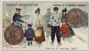 10 centimes styk af French School