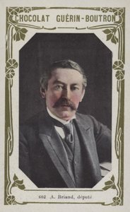 En Briand, stedfortræder (farvet foto) af French School