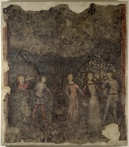 A Carole, ca. 1380-90 af French School