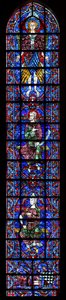 En Cheruhim. Jeremias, Daniel donerer buntmagerne (w104) af French School