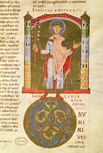 En profet, fra Bibelen fra Saint-Andre aux-Bois