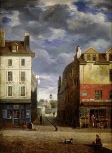 En gade i det gamle Paris af French School