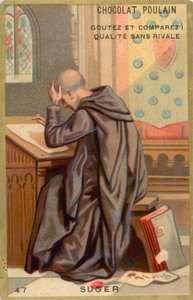 Abbe Suger af French School