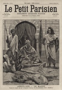 Abdallahi ibn Muhammad, efterfølger til Mahdi, den islamiske hersker i Sudan af French School