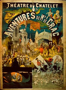 Adventures of Mr De Crac - Fransk cirkusplakat