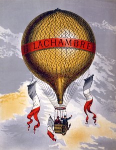 Annonce for balloner fremstillet af H. Lachambre, 1880-1900