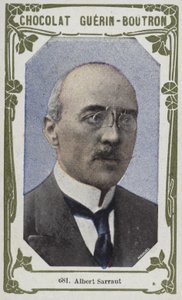 Albert Sarraut (farvet foto) af French School