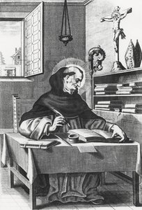 Albertus Magnus (gravering) af French School