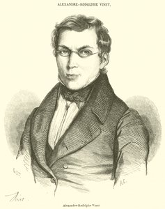 Alexandre-Rodolphe Vinet (engraving) af French School