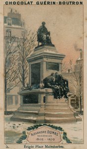 Alexandre Dumas, romanforfatter, 1803-1870, Erigee Place Malesherbes af French School