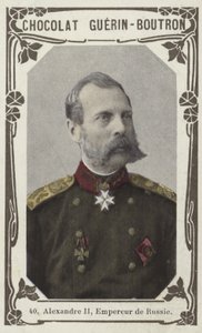 Alexander II, Ruslands kejser (farvet foto) af French School