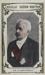 Alexandre Millerand (farvet foto) af French School