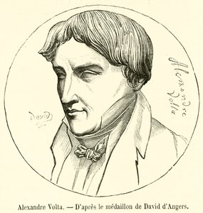 Alexandre Volta (gravering) af French School