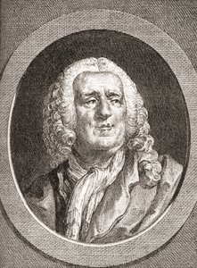 Alexis Piron, 1689 1773. Fransk epigrammatiker og dramatiker. Fra Les Heures Libres udgivet 1908. af French School