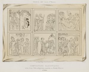 Allegoriske kompositioner af French School