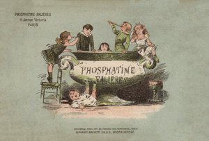 Falieres Phosphatine Alphabet (farve litho) af French School