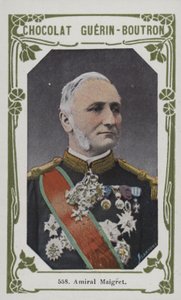 Amiral Maigret (farvet foto) af French School