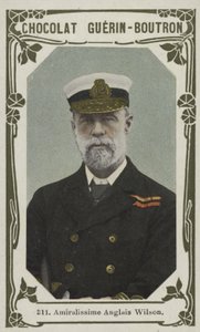 Britisk admiral Wilson (farvet foto) af French School