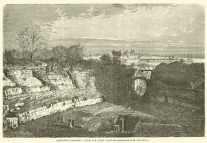 Amphitheatre de Syracuse (gravering) af French School