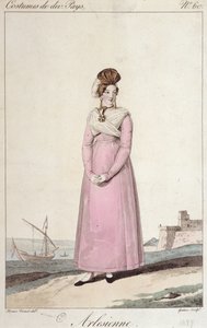 Eine Arlesienne - Gravur von French School