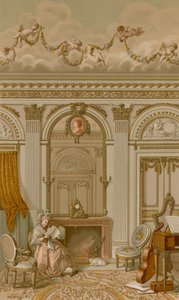 Et interiør i Ludvig XVI