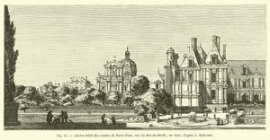 Tidligere hotel for greverne af Saint-Paul, rue du Roi-de-Sicile, i 1650; efter I Sylvester af French School