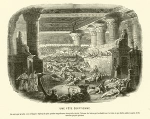Gammel egyptisk fest under Kleopatra VII