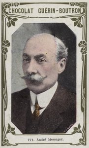 Andre Messager (farvet foto) af French School