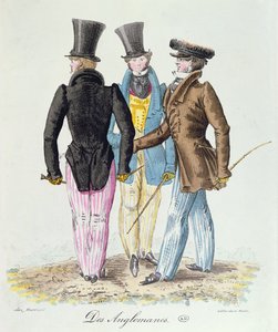Anglomane, ca. 1830 af French School