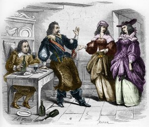 Anne "" Ninon"" fra Enclo (eller Ninon de Lenclos eller Ninon de Lanclos af French School