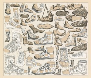 Antik kostume af French School