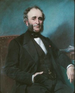 Antoine Jobert de Lamballe (1799-1867) (olie på lærred) af French School